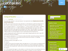 Tablet Screenshot of cocobeanheart.wordpress.com