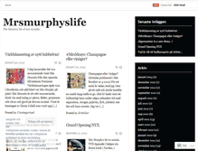 Tablet Screenshot of mrsmurphyslife.wordpress.com