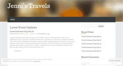 Desktop Screenshot of jennitravels.wordpress.com