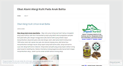Desktop Screenshot of obatalamialergikulitpadaanakbalita.wordpress.com