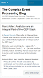 Mobile Screenshot of eventprocessing.wordpress.com