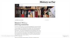 Desktop Screenshot of historysofar.wordpress.com