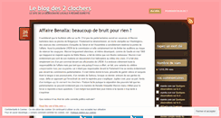 Desktop Screenshot of leblogdes2clochers.wordpress.com