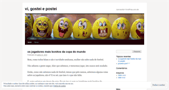 Desktop Screenshot of gosteipostei.wordpress.com