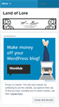 Mobile Screenshot of landoflore.wordpress.com