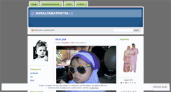Desktop Screenshot of nuralyabatrisyia.wordpress.com