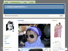 Tablet Screenshot of nuralyabatrisyia.wordpress.com