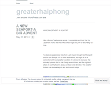 Tablet Screenshot of greaterhaiphong.wordpress.com