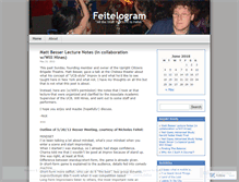 Tablet Screenshot of feitelogram.wordpress.com