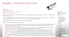 Desktop Screenshot of bookphile.wordpress.com