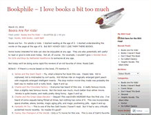 Tablet Screenshot of bookphile.wordpress.com