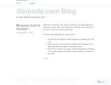 Tablet Screenshot of iliemode.wordpress.com