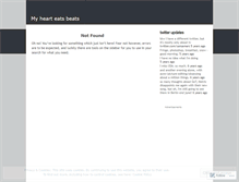 Tablet Screenshot of myhearteatsbeats.wordpress.com