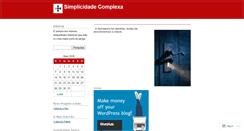 Desktop Screenshot of complexasimplicidade.wordpress.com