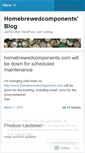 Mobile Screenshot of homebrewedcomponents.wordpress.com