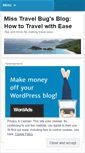 Mobile Screenshot of mstravelbug.wordpress.com