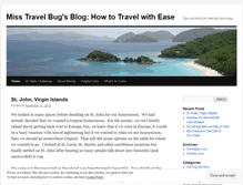 Tablet Screenshot of mstravelbug.wordpress.com