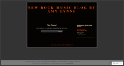Desktop Screenshot of newrockmusic.wordpress.com