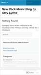 Mobile Screenshot of newrockmusic.wordpress.com
