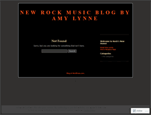 Tablet Screenshot of newrockmusic.wordpress.com