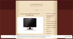 Desktop Screenshot of hakkimaslan.wordpress.com
