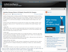 Tablet Screenshot of exclusivemediapress.wordpress.com