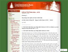 Tablet Screenshot of chevietnam.wordpress.com