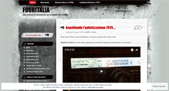 Desktop Screenshot of fouritalia.wordpress.com