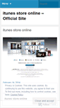 Mobile Screenshot of itunesstoreonline.wordpress.com
