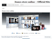 Tablet Screenshot of itunesstoreonline.wordpress.com