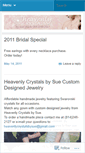 Mobile Screenshot of heavenlycrystalsbysue.wordpress.com