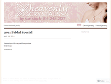Tablet Screenshot of heavenlycrystalsbysue.wordpress.com