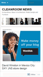 Mobile Screenshot of cleanroom.wordpress.com