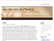 Tablet Screenshot of desdelcimdelhelico.wordpress.com