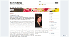 Desktop Screenshot of desireradiance.wordpress.com