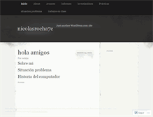 Tablet Screenshot of nicolasrocha7c.wordpress.com