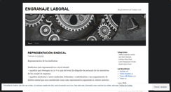 Desktop Screenshot of engranajelaboral.wordpress.com