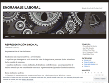 Tablet Screenshot of engranajelaboral.wordpress.com