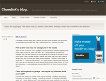 Tablet Screenshot of chorelink.wordpress.com