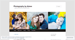 Desktop Screenshot of photographybyaimee.wordpress.com