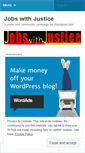 Mobile Screenshot of jobswithjustice.wordpress.com