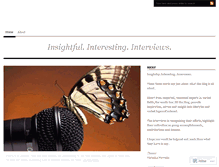 Tablet Screenshot of interviewsglobal.wordpress.com