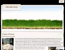 Tablet Screenshot of lifeafteritaly.wordpress.com