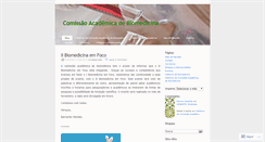 Desktop Screenshot of comissaoacademicabiomedicina.wordpress.com