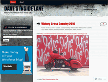 Tablet Screenshot of davesinsidelane.wordpress.com
