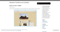 Desktop Screenshot of passeiosturisticosemcoimbra.wordpress.com