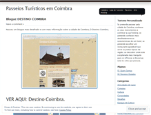 Tablet Screenshot of passeiosturisticosemcoimbra.wordpress.com