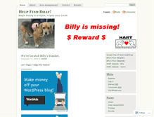 Tablet Screenshot of billybeagle.wordpress.com