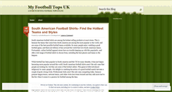 Desktop Screenshot of myfootballtopsuk.wordpress.com