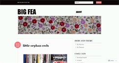 Desktop Screenshot of bigfea.wordpress.com